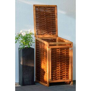 dobar Mülltonnenbox, 120l, BxTxH: 60x80x115 cm braun/dunkelbraun Größe