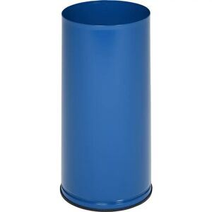 VAR Schirmständer, Höhe 610 mm, Vollblech, verzinkt, enzianblau RAL 5010