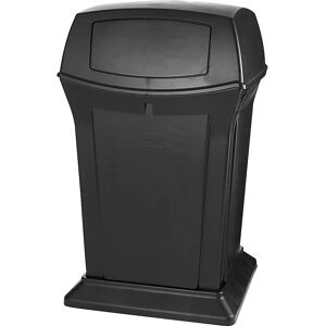 Rubbermaid Abfallbehälter (PE), feuerhemmend, Volumen 170 l, BxHxT 632 x 1054 x 632 mm, schwarz