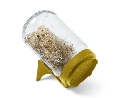 Tchibo Microgreens im Glas - Tchibo - Olivgrün Kunststoff