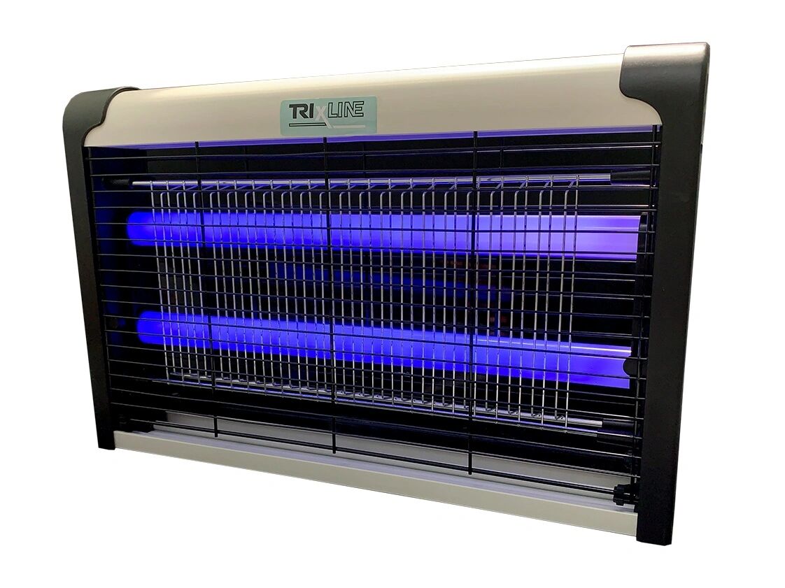 TRIXLINE Elektrický UV lapač hmyzu 2x6W, dosah 40m