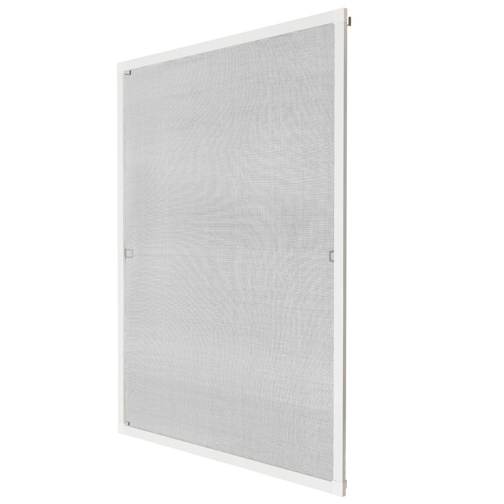 tectake Síť proti hmyzu okenní - 100 x 120 cm,bílá