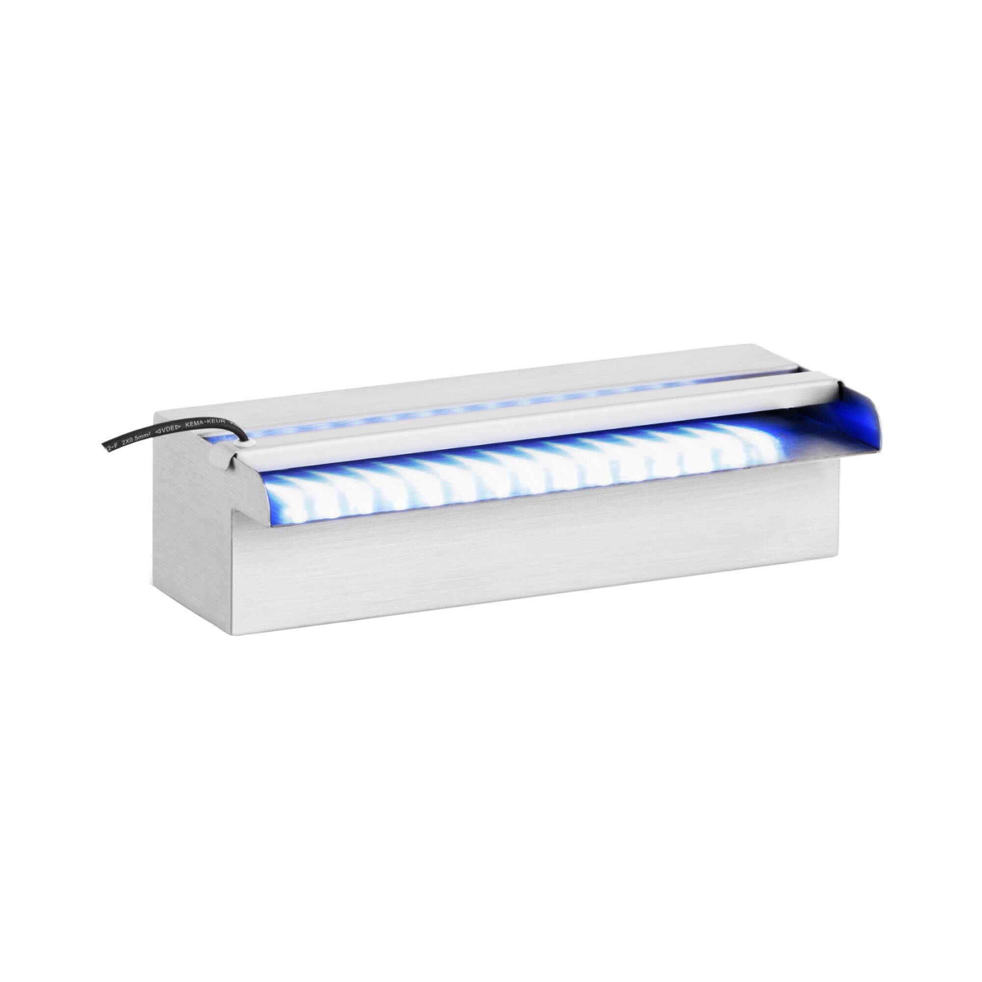 Uniprodo Bazénový chrlič vody - 30 cm - LED osvětlení UNI_WATER_06
