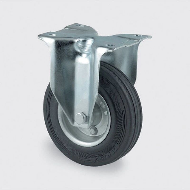 TENTE Transportní kolečko 160 mm, kovový disk, černá guma