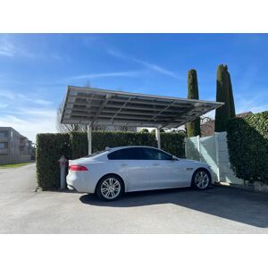 Ximax Solar-Carport Linea Typ 80 555 x 272 cm  Edelstahl-Look