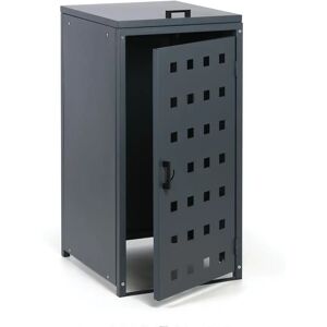 B2B Partner Mülltonnenbox mit Volumen bis 120 l, 114 x 57 x 62,3 cm, grau