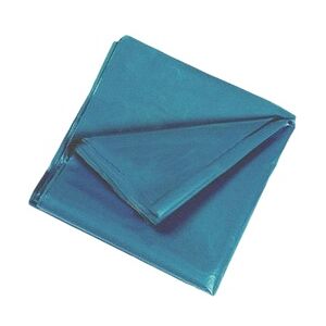 1-PACK 10x Müllsäcke 240 l mit Seitenfalte 650 + 550 x 1350 mm T80  blau