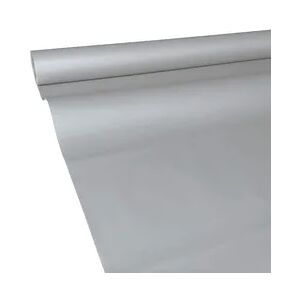 JUNOPAX Papiertischdecke stahl-grau 50m x 1,30m, nass- und wischfest