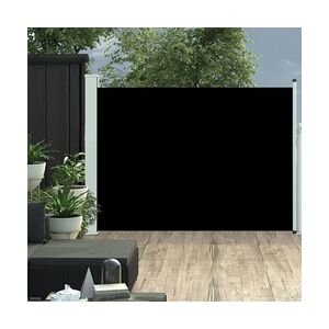 vidaXL Ausziehbare Seitenmarkise 100×500 cm Schwarz