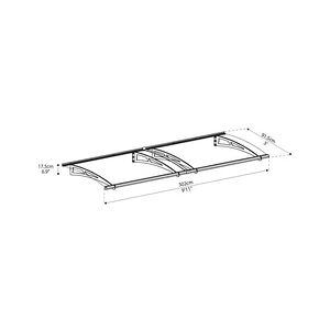 Canopia Vordach Aquila 3000 302,5 x 91,5 x 17,5 cm (BxTxH)