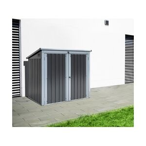 Westmann Stahl Mülltonnenbox und Gerätebox   Anthrazit   101x158x134 cm