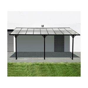 Westmann Aluminium Terrassenüberdachung Bruce   Schwarz   300x556x270 cm