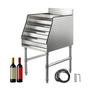 Vevor Weinregal Metall Flaschenregal 5-stöcke 30x58x82,5cm Wein Flaschenregal