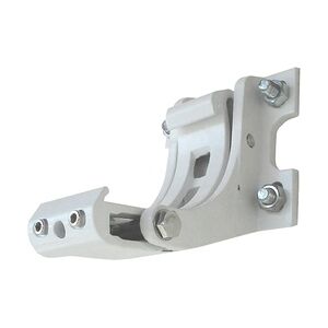 Mendler 2er-Set Wandhalterung für Markise T122, T123, Wandkonsole Wandmontage Adapter ~ weiß