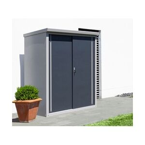 Trimetals Metall Gartenschrank Gerätebox Guardian D63   Anthrazit   98x172x187 cm   Inkl. 3 Regalen