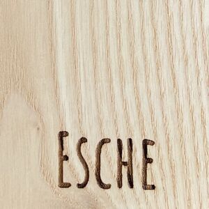 Beam Gravurrohling Holz Haus (verschiedene Holzarten), Esche / 2er Pack