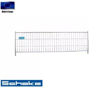 Schake Mobilzaun / Bauzaun „Standard“ (mit Haken und Ösen), 3,5 x 1,2 m