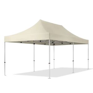 TOOLPORT 3x6m Aluminium Faltpavillon, ohne Seitenteile, creme - (600218)