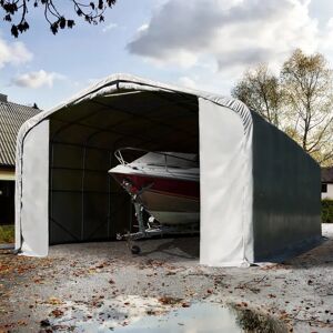 TOOLPORT 6x36m Zeltgarage, PRIMEtex-Plane, grau, ohne Statik - (99505)