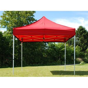 Dancover Faltzelt Faltpavillon Wasserdicht FleXtents PRO 3x3m Rot