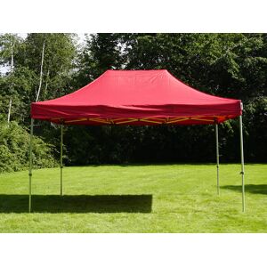 Dancover Faltzelt Faltpavillon Wasserdicht FleXtents PRO 3x4,5m Rot