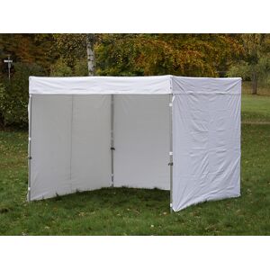 Dancover Faltzelt Faltpavillon Wasserdicht FleXtents® PRO Exhibition mit Seitenwänden, 3x3m, weiß, Flammfest