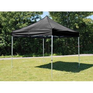 Dancover Faltzelt Faltpavillon Wasserdicht FleXtents PRO 3x3m Schwarz, Flammenhemmend