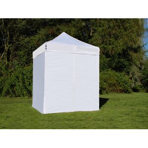 Dancover Faltzelt Faltpavillon Wasserdicht FleXtents Basic v.2, 2x2m Weiß, mit 4 Seitenwänden