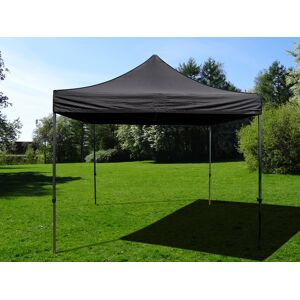 Dancover Faltzelt Faltpavillon Wasserdicht FleXtents Basic v.3, 3x3m Schwarz