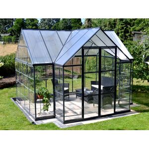 Dancover Orangerie Polycarbonat VICTORY, 10,41m², Palram/Canopia, 3,66x3,05x2,69m, Grau