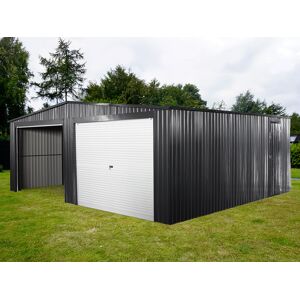 Dancover Metallgarage doppelt 6,37x5,13x2,41m ProShed®, Anthrazit