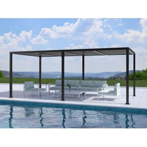 Dancover Bioklimatische Pergola pavillon San Pablo, 4x5,8m, Schwarz