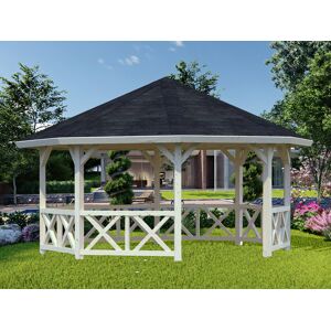 Dancover Holzpavillon, 4,65x4,65x3,46m, 18m², Natur