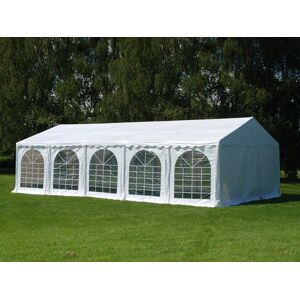 Dancover Partyzelt Festzelt Exclusive 5x12m PVC, Weiß