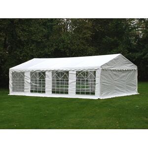 Dancover Partyzelt Festzelt PLUS 4x8m PE, Weiß