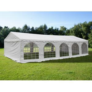 Dancover Partyzelt Festzelt Original 5x10m PVC, Weiß