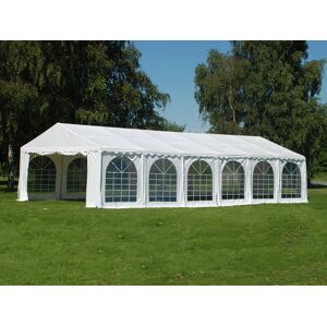 Dancover Partyzelt Festzelt Exclusive 6x12m PVC, Weiß