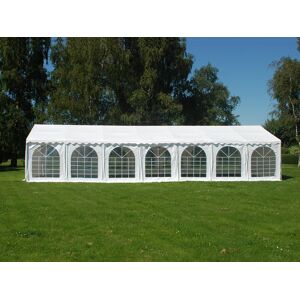 Dancover Partyzelt Festzelt, Exclusive CombiTents® 6x14m 5-in-1, Weiß