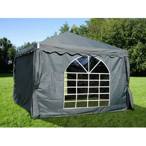 Dancover Partyzelt Festzelt UNICO 3x3m, Dunkelgrau