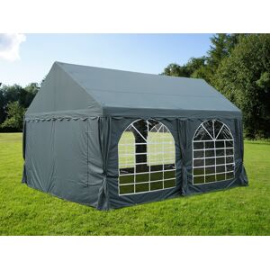 Dancover Partyzelt Festzelt UNICO 4x4m, Dunkelgrau