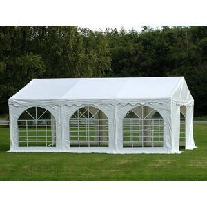 Dancover Partyzelt Festzelt Original 3x6m PVC, Weiß