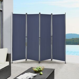 [pro.tec] Trennwand Modica Outdoor 170x215 cm Dunkelblau