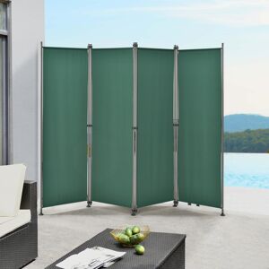 [pro.tec] Trennwand Modica Outdoor 170x215 cm Dunkelgrün