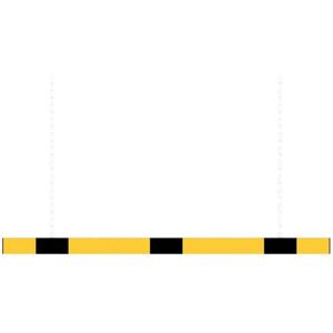 Schake Barriere mit beidseitiger Markierungsfolie 3000mm lang