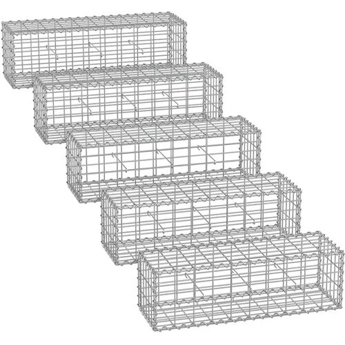 SONGMICS Gabione 100 x 30 x 30 cm, 5