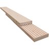 KIEHN-HOLZ Terrassendielen "Terrassendeck" Gr. B/L: 400 cm x 200 cm, beige (natur) Terrassendielen