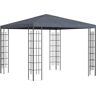 Gartenpavillon mit Belüftungsöffnung, Grau, 3 x 3 x 2,5 m - Grau - Outsunny