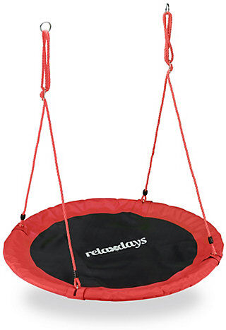 relaxdays Nestschaukel 110 cm rot