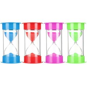 High Discount 20 minutter 12 cm Sandglass Timer timeglas Glas Sandur Æg Kid Decor Decor – lilla