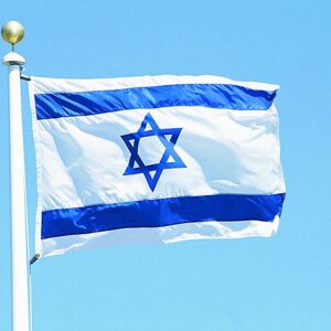 Shoppo Marte Polyester Material Israel Flag, Size: 150*90cm